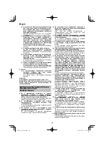 Предварительный просмотр 108 страницы HIKOKI G 13VE2 Handling Instructions Manual