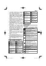 Предварительный просмотр 111 страницы HIKOKI G 13VE2 Handling Instructions Manual