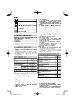 Предварительный просмотр 112 страницы HIKOKI G 13VE2 Handling Instructions Manual