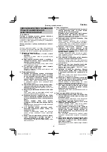 Предварительный просмотр 115 страницы HIKOKI G 13VE2 Handling Instructions Manual