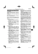 Предварительный просмотр 129 страницы HIKOKI G 13VE2 Handling Instructions Manual