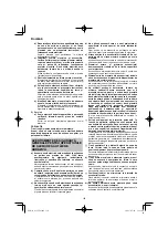 Предварительный просмотр 130 страницы HIKOKI G 13VE2 Handling Instructions Manual