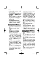 Предварительный просмотр 132 страницы HIKOKI G 13VE2 Handling Instructions Manual