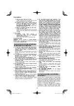 Предварительный просмотр 138 страницы HIKOKI G 13VE2 Handling Instructions Manual