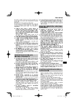 Предварительный просмотр 139 страницы HIKOKI G 13VE2 Handling Instructions Manual