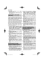 Предварительный просмотр 146 страницы HIKOKI G 13VE2 Handling Instructions Manual