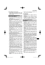 Предварительный просмотр 147 страницы HIKOKI G 13VE2 Handling Instructions Manual