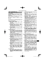 Предварительный просмотр 161 страницы HIKOKI G 13VE2 Handling Instructions Manual