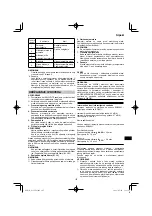 Предварительный просмотр 167 страницы HIKOKI G 13VE2 Handling Instructions Manual