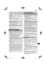 Предварительный просмотр 171 страницы HIKOKI G 13VE2 Handling Instructions Manual