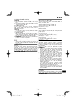 Предварительный просмотр 175 страницы HIKOKI G 13VE2 Handling Instructions Manual