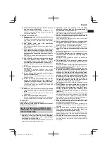 Preview for 7 page of HIKOKI G 1812DA Handling Instructions Manual