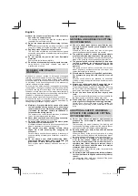 Preview for 8 page of HIKOKI G 1812DA Handling Instructions Manual