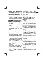 Предварительный просмотр 9 страницы HIKOKI G 1812DA Handling Instructions Manual