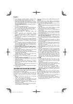 Preview for 10 page of HIKOKI G 1812DA Handling Instructions Manual