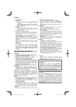 Предварительный просмотр 26 страницы HIKOKI G 1812DA Handling Instructions Manual