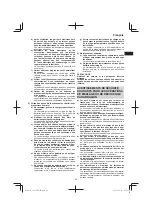 Предварительный просмотр 29 страницы HIKOKI G 1812DA Handling Instructions Manual