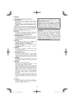 Предварительный просмотр 38 страницы HIKOKI G 1812DA Handling Instructions Manual