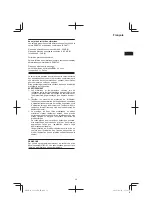 Предварительный просмотр 39 страницы HIKOKI G 1812DA Handling Instructions Manual