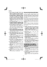 Предварительный просмотр 42 страницы HIKOKI G 1812DA Handling Instructions Manual