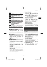 Предварительный просмотр 47 страницы HIKOKI G 1812DA Handling Instructions Manual