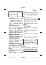 Предварительный просмотр 61 страницы HIKOKI G 1812DA Handling Instructions Manual