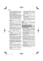 Предварительный просмотр 64 страницы HIKOKI G 1812DA Handling Instructions Manual