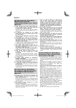 Предварительный просмотр 66 страницы HIKOKI G 1812DA Handling Instructions Manual