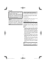 Предварительный просмотр 84 страницы HIKOKI G 1812DA Handling Instructions Manual