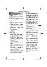 Предварительный просмотр 95 страницы HIKOKI G 1812DA Handling Instructions Manual