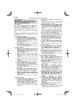 Предварительный просмотр 106 страницы HIKOKI G 1812DA Handling Instructions Manual