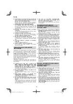 Предварительный просмотр 108 страницы HIKOKI G 1812DA Handling Instructions Manual