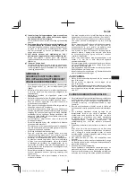 Предварительный просмотр 109 страницы HIKOKI G 1812DA Handling Instructions Manual