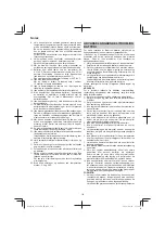 Предварительный просмотр 110 страницы HIKOKI G 1812DA Handling Instructions Manual