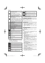 Предварительный просмотр 112 страницы HIKOKI G 1812DA Handling Instructions Manual