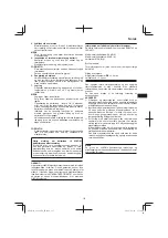 Предварительный просмотр 115 страницы HIKOKI G 1812DA Handling Instructions Manual