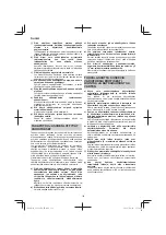 Предварительный просмотр 118 страницы HIKOKI G 1812DA Handling Instructions Manual