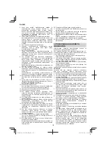 Предварительный просмотр 120 страницы HIKOKI G 1812DA Handling Instructions Manual