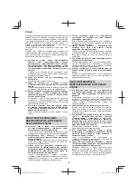 Предварительный просмотр 142 страницы HIKOKI G 1812DA Handling Instructions Manual