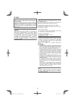 Предварительный просмотр 192 страницы HIKOKI G 1812DA Handling Instructions Manual