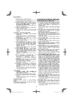 Предварительный просмотр 194 страницы HIKOKI G 1812DA Handling Instructions Manual