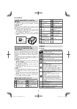 Предварительный просмотр 198 страницы HIKOKI G 1812DA Handling Instructions Manual