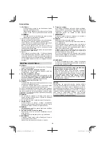 Предварительный просмотр 212 страницы HIKOKI G 1812DA Handling Instructions Manual