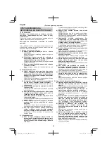 Предварительный просмотр 226 страницы HIKOKI G 1812DA Handling Instructions Manual