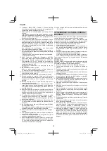 Предварительный просмотр 230 страницы HIKOKI G 1812DA Handling Instructions Manual