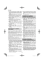 Предварительный просмотр 238 страницы HIKOKI G 1812DA Handling Instructions Manual