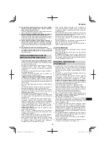 Предварительный просмотр 239 страницы HIKOKI G 1812DA Handling Instructions Manual