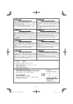 Предварительный просмотр 257 страницы HIKOKI G 1812DA Handling Instructions Manual