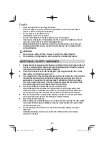 Preview for 40 page of HIKOKI G 1813DE Handling Instructions Manual