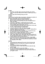 Preview for 42 page of HIKOKI G 1813DE Handling Instructions Manual